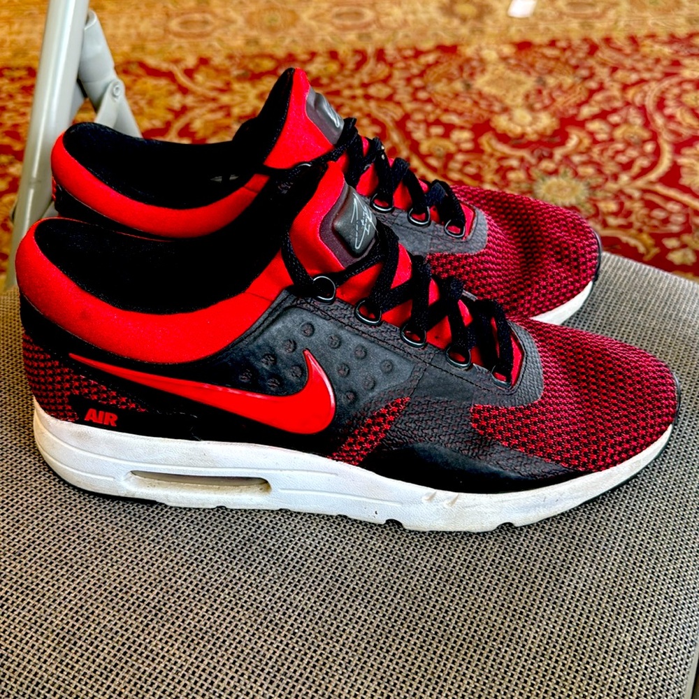 Nike Red and Black Men's Shoes